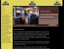 Tablet Screenshot of cavecreekcigars.net